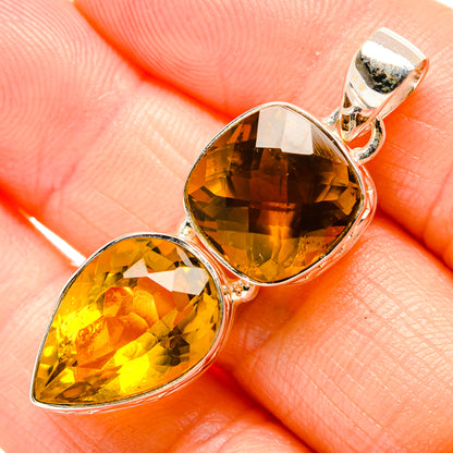 Citrine Pendants handcrafted by Ana Silver Co - PD34807