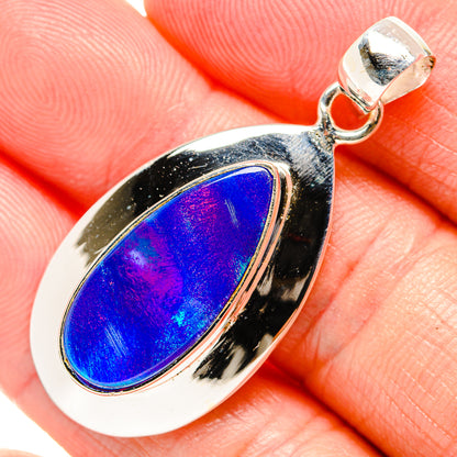 Aura Opal Pendants handcrafted by Ana Silver Co - PD34809