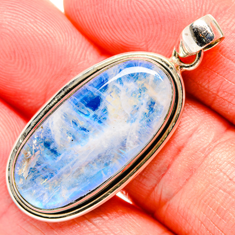 Rainbow Moonstone Pendants handcrafted by Ana Silver Co - PD34811