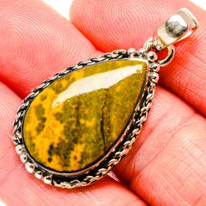 Ocean Jasper Pendants handcrafted by Ana Silver Co - PD34821