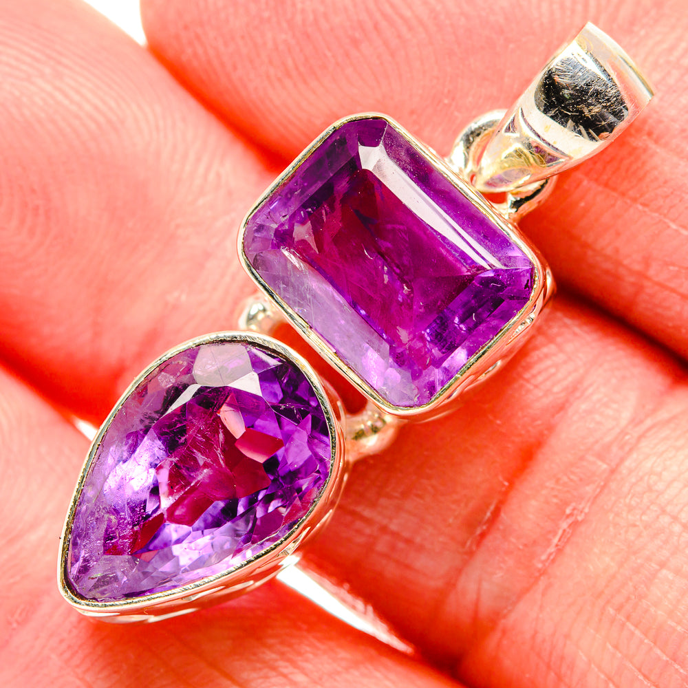 Amethyst Pendants handcrafted by Ana Silver Co - PD34829