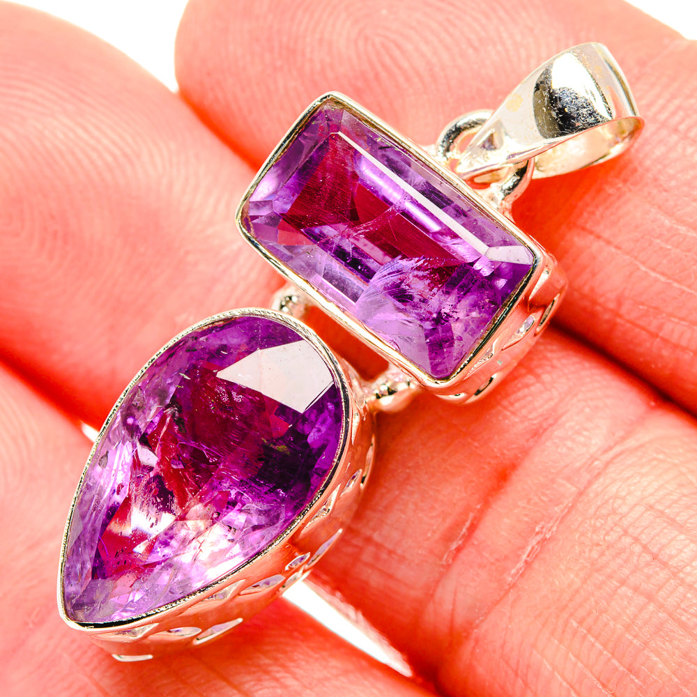 Amethyst Pendants handcrafted by Ana Silver Co - PD34832