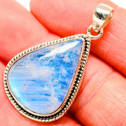 Rainbow Moonstone Pendants handcrafted by Ana Silver Co - PD34834