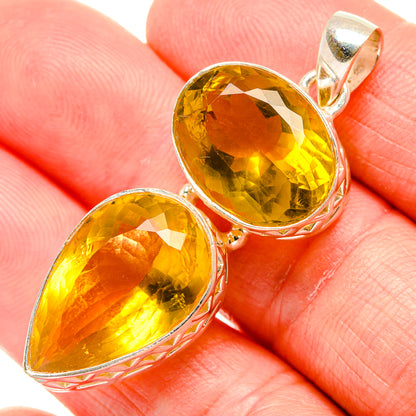 Citrine Pendants handcrafted by Ana Silver Co - PD34838