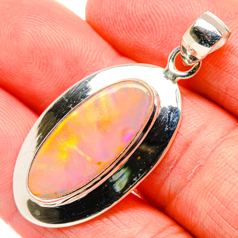 Aura Opal Pendants handcrafted by Ana Silver Co - PD34845