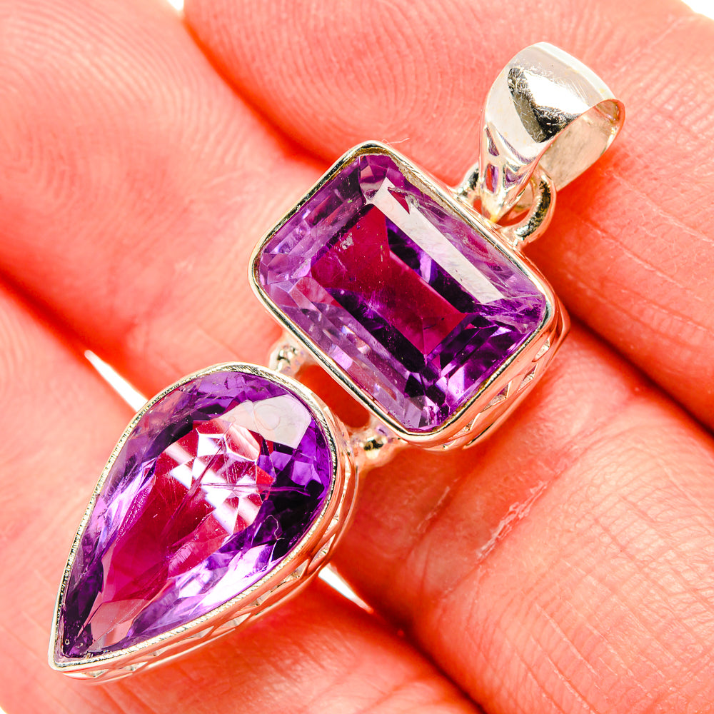 Amethyst Pendants handcrafted by Ana Silver Co - PD34846