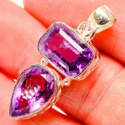 Amethyst Pendants handcrafted by Ana Silver Co - PD34848
