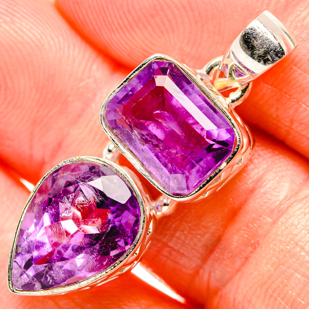 Amethyst Pendants handcrafted by Ana Silver Co - PD34855