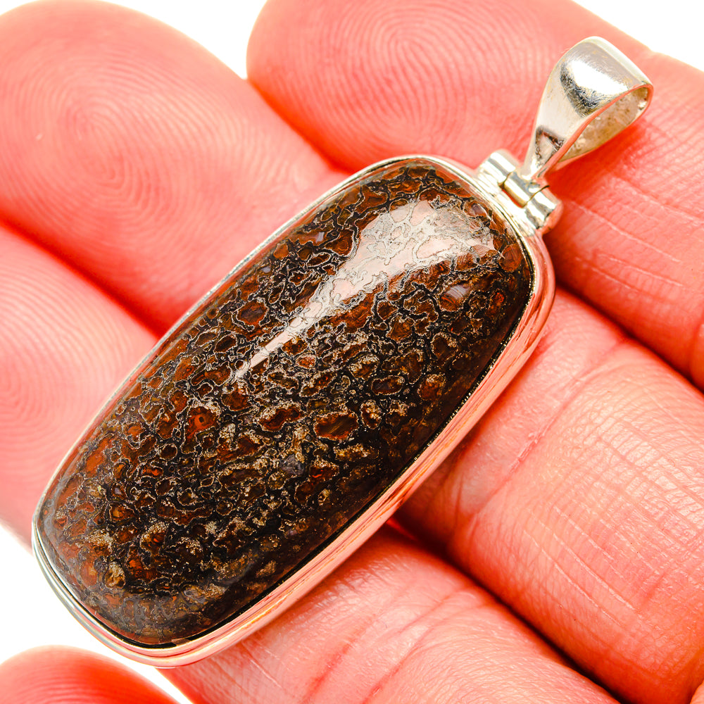 Dinosaur Bone Pendants handcrafted by Ana Silver Co - PD34870
