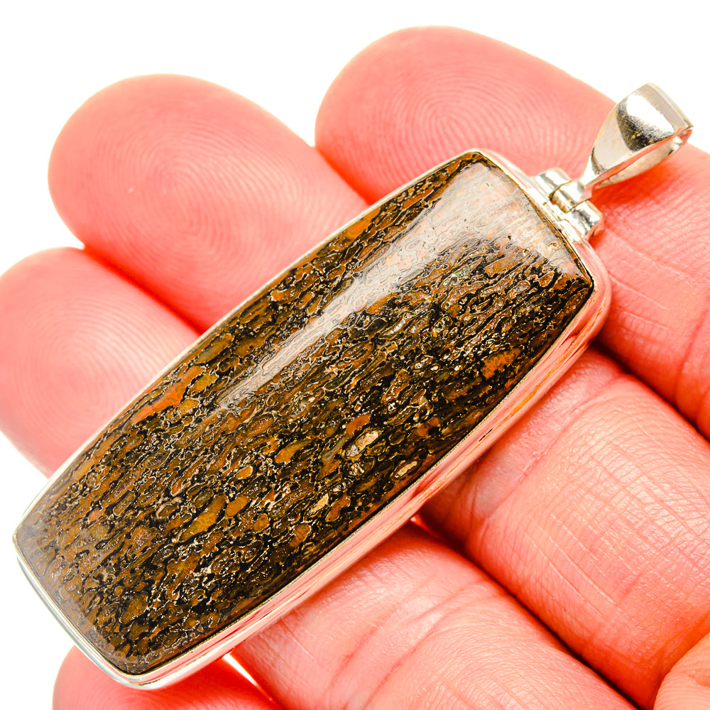 Dinosaur Bone Pendants handcrafted by Ana Silver Co - PD34871