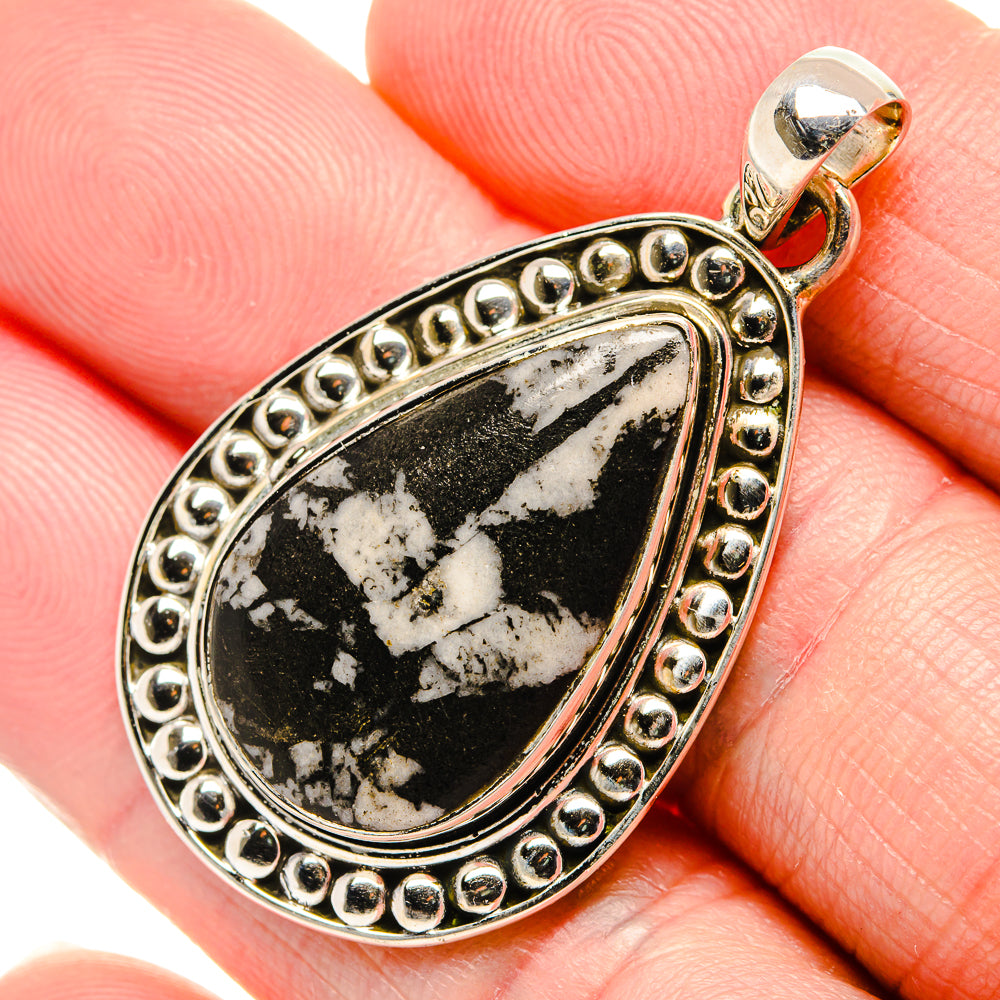 Pinolith Jasper Pendants handcrafted by Ana Silver Co - PD34888
