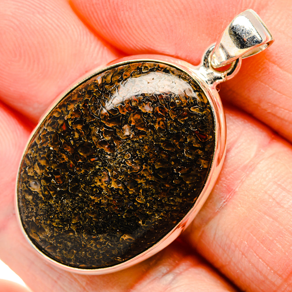 Dinosaur Bone Pendants handcrafted by Ana Silver Co - PD34895