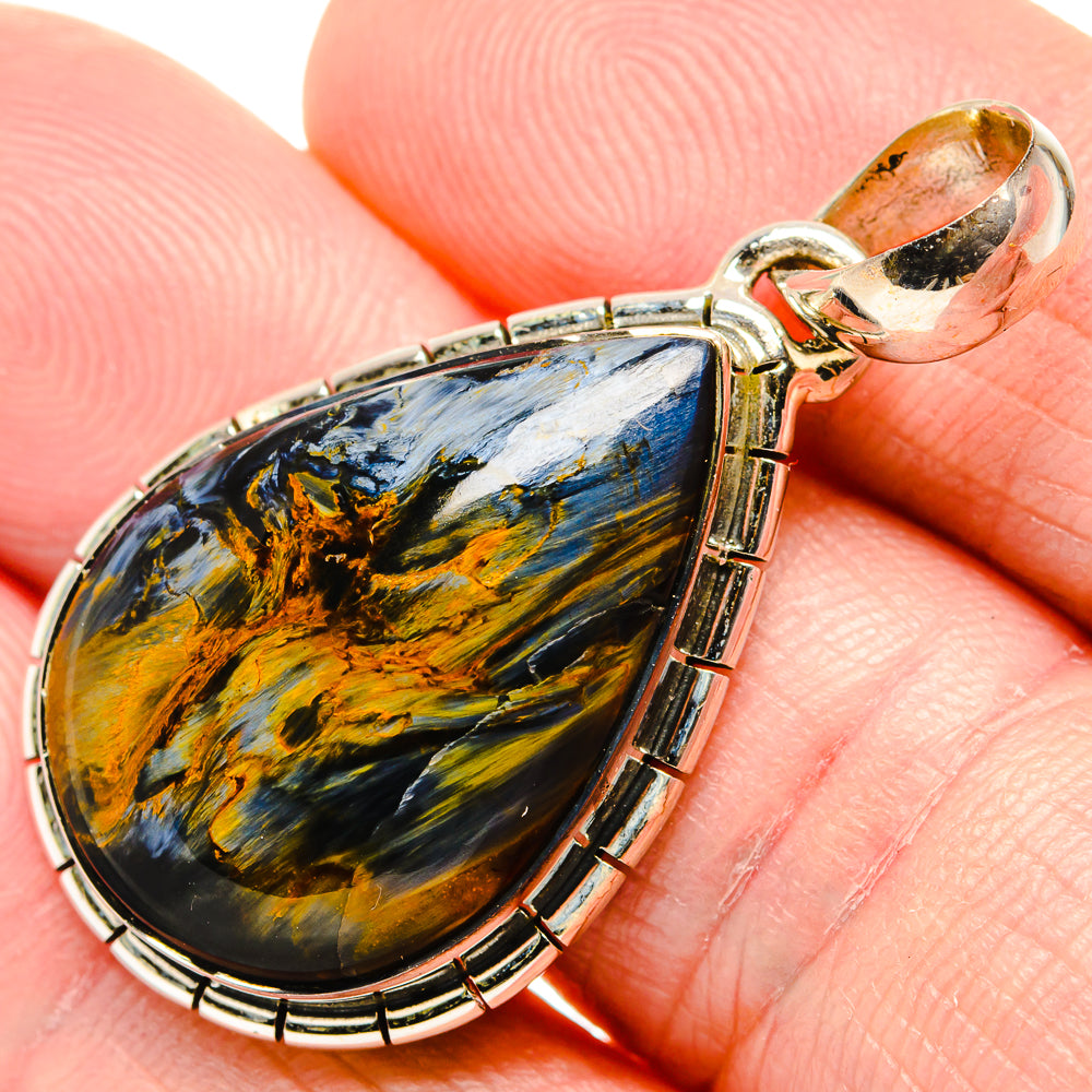 Pietersite Pendants handcrafted by Ana Silver Co - PD34904