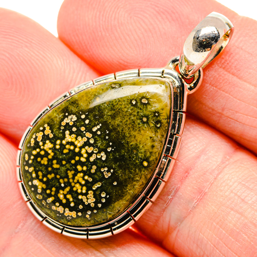 Ocean Jasper Pendants handcrafted by Ana Silver Co - PD34926