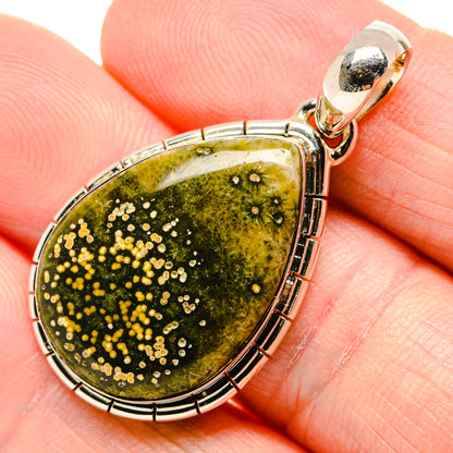 Ocean Jasper Pendants handcrafted by Ana Silver Co - PD34926