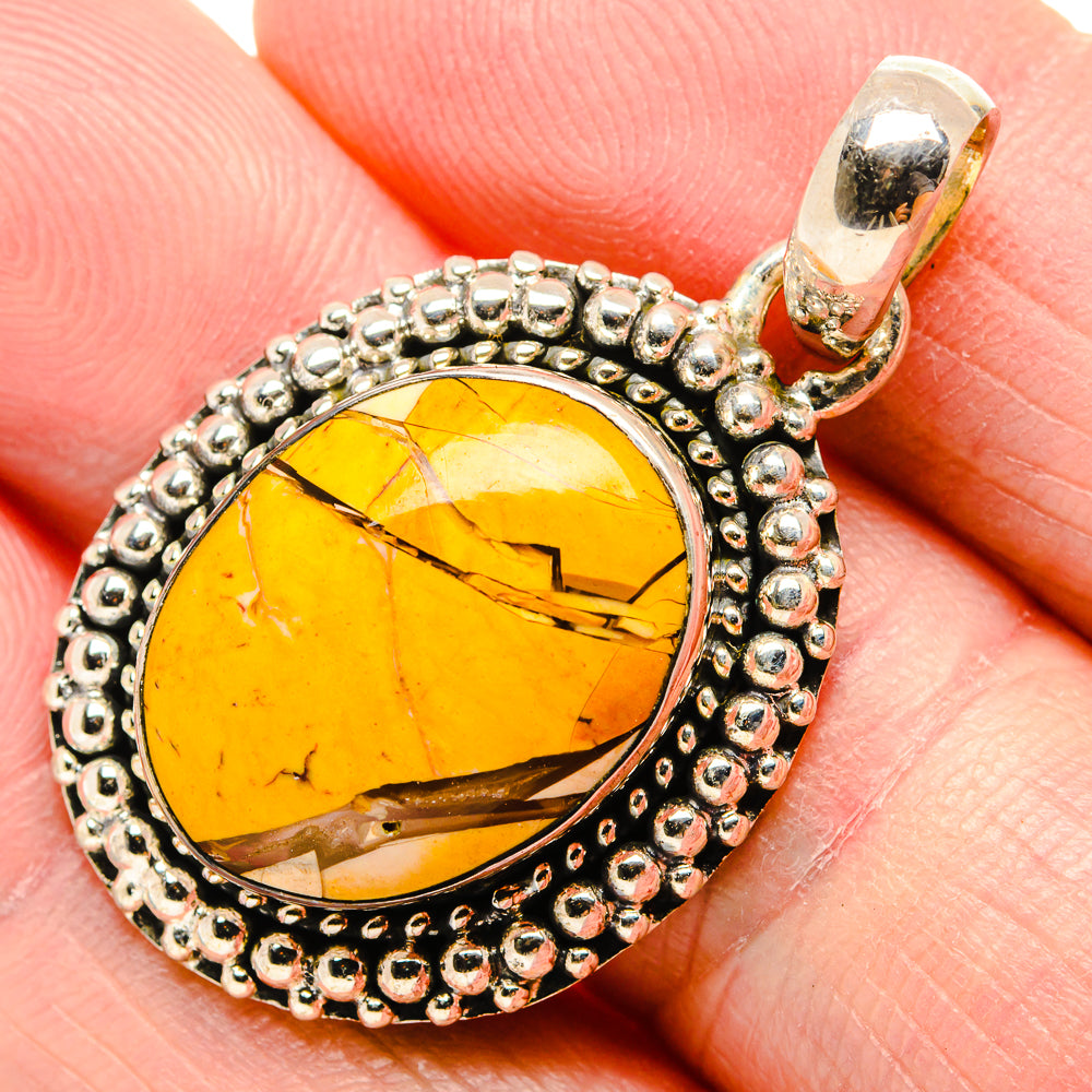 Brecciated Mookaite Pendants handcrafted by Ana Silver Co - PD34933