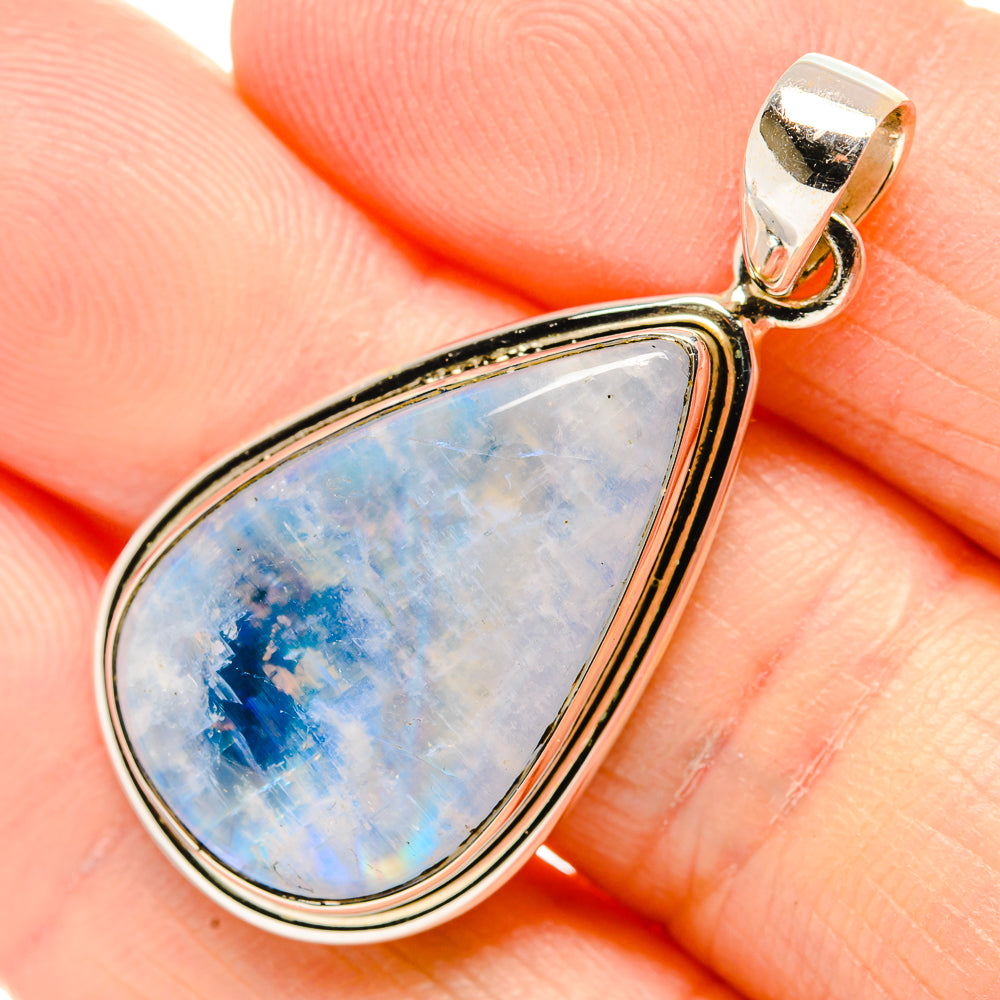 Rainbow Moonstone Pendants handcrafted by Ana Silver Co - PD34940