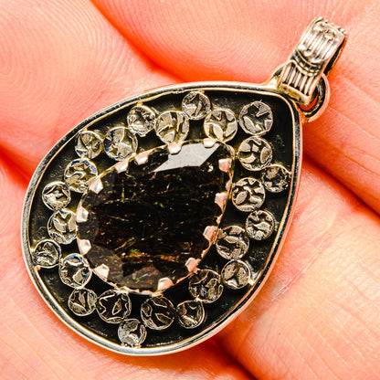Tourmalinated Quartz Pendants handcrafted by Ana Silver Co - PD34942