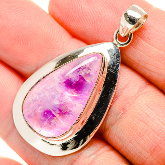 Pink Moonstone Pendants handcrafted by Ana Silver Co - PD34959
