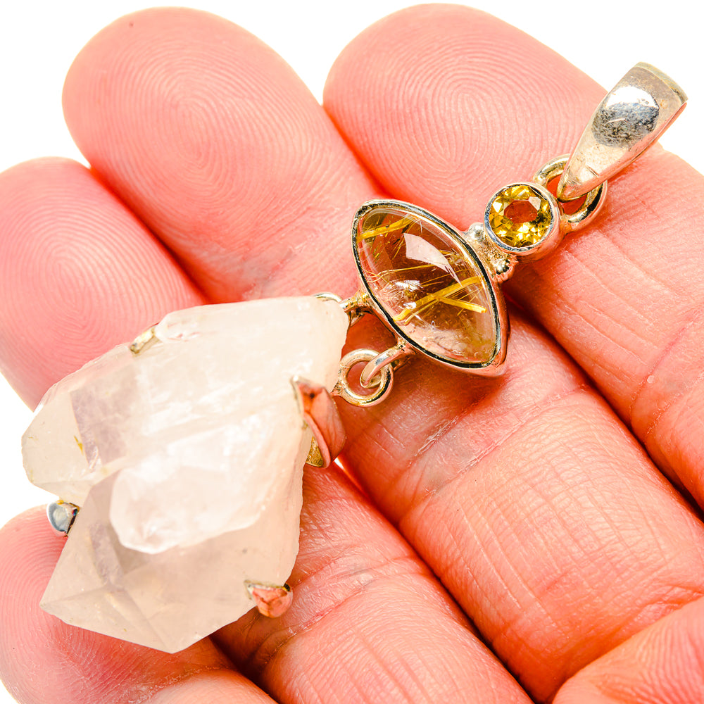 Rainbow Moonstone Pendants handcrafted by Ana Silver Co - PD34968