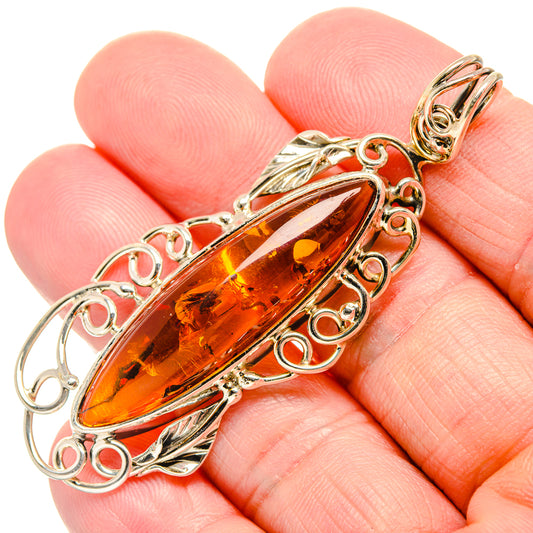 Baltic Amber Pendants handcrafted by Ana Silver Co - PD34970