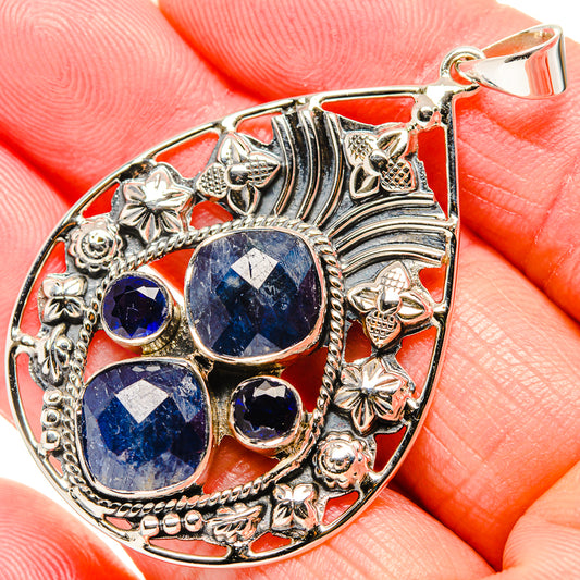 Sapphire Pendants handcrafted by Ana Silver Co - PD34973