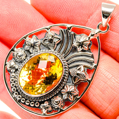 Citrine Pendants handcrafted by Ana Silver Co - PD34974