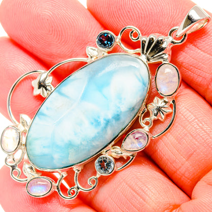 Larimar Pendants handcrafted by Ana Silver Co - PD34975