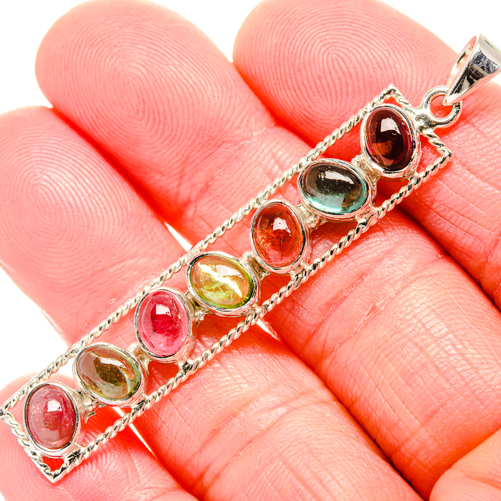 Tourmaline Pendants handcrafted by Ana Silver Co - PD34977