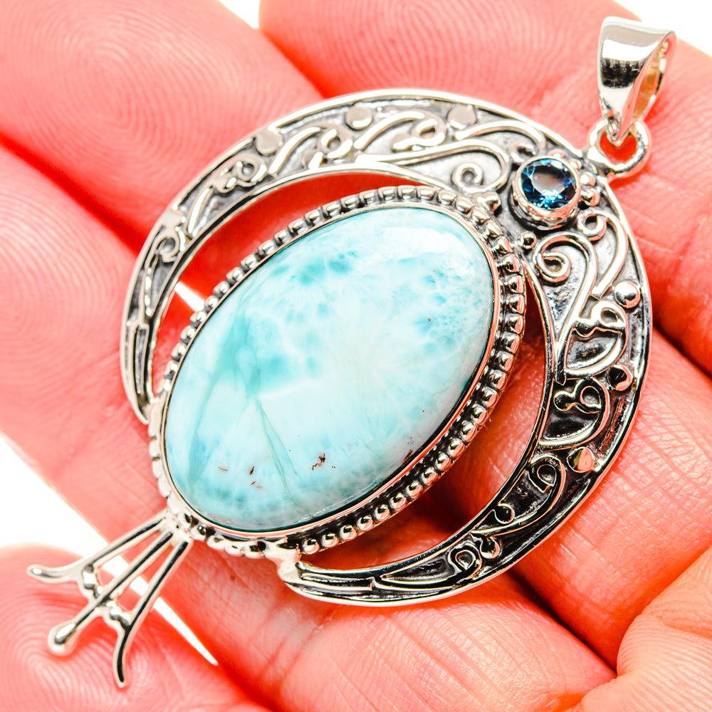 Larimar Pendants handcrafted by Ana Silver Co - PD34984