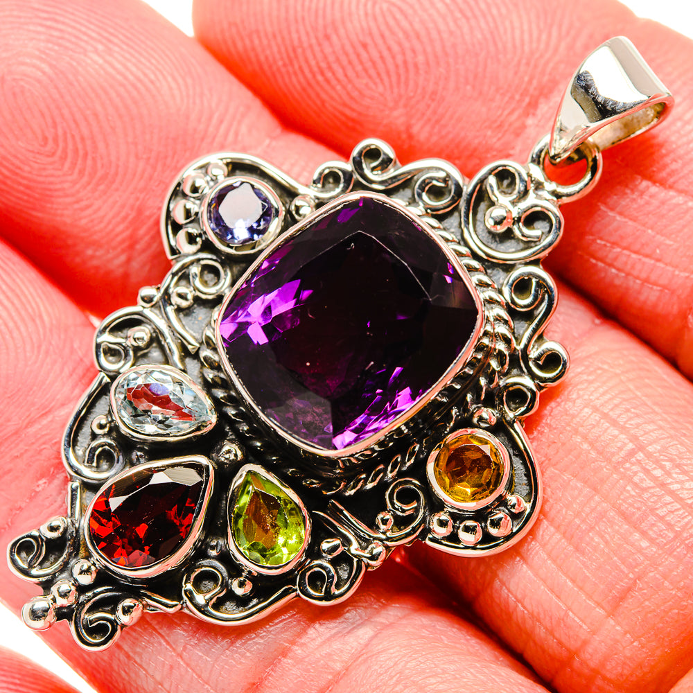 Amethyst Pendants handcrafted by Ana Silver Co - PD34985