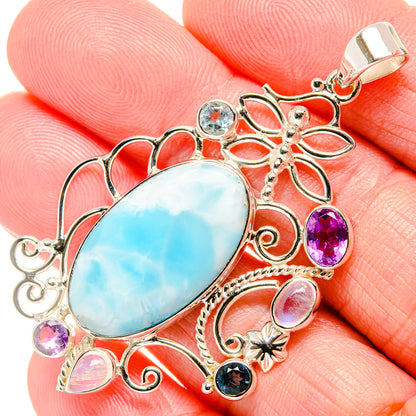 Larimar Pendants handcrafted by Ana Silver Co - PD34987