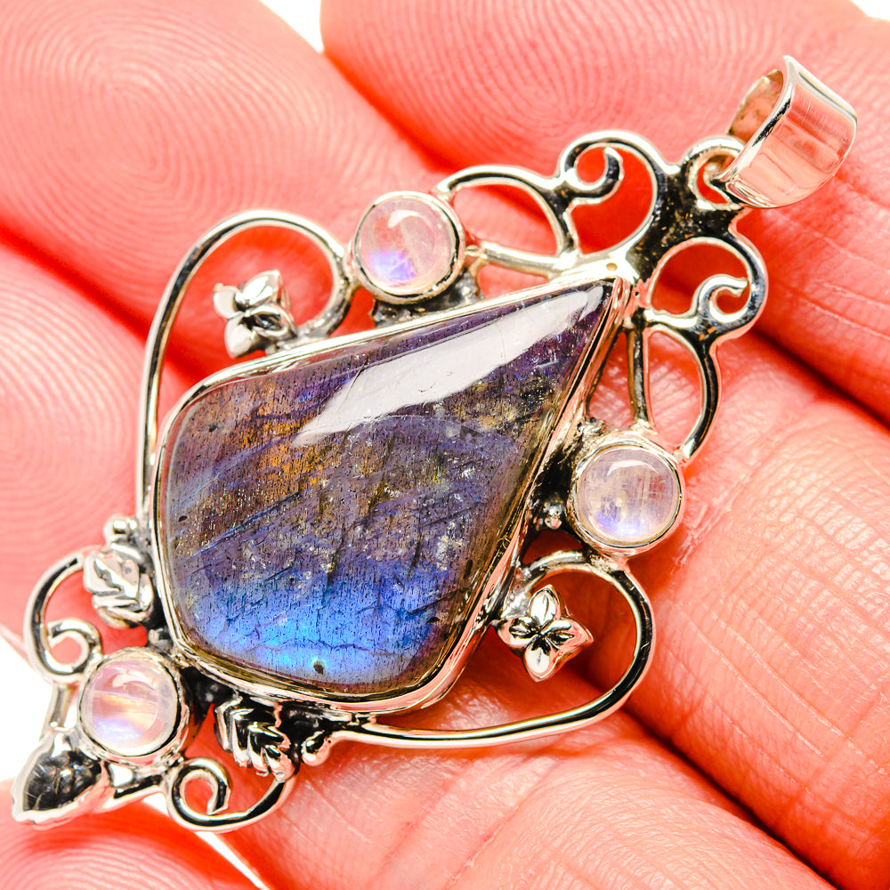 Labradorite Pendants handcrafted by Ana Silver Co - PD34989