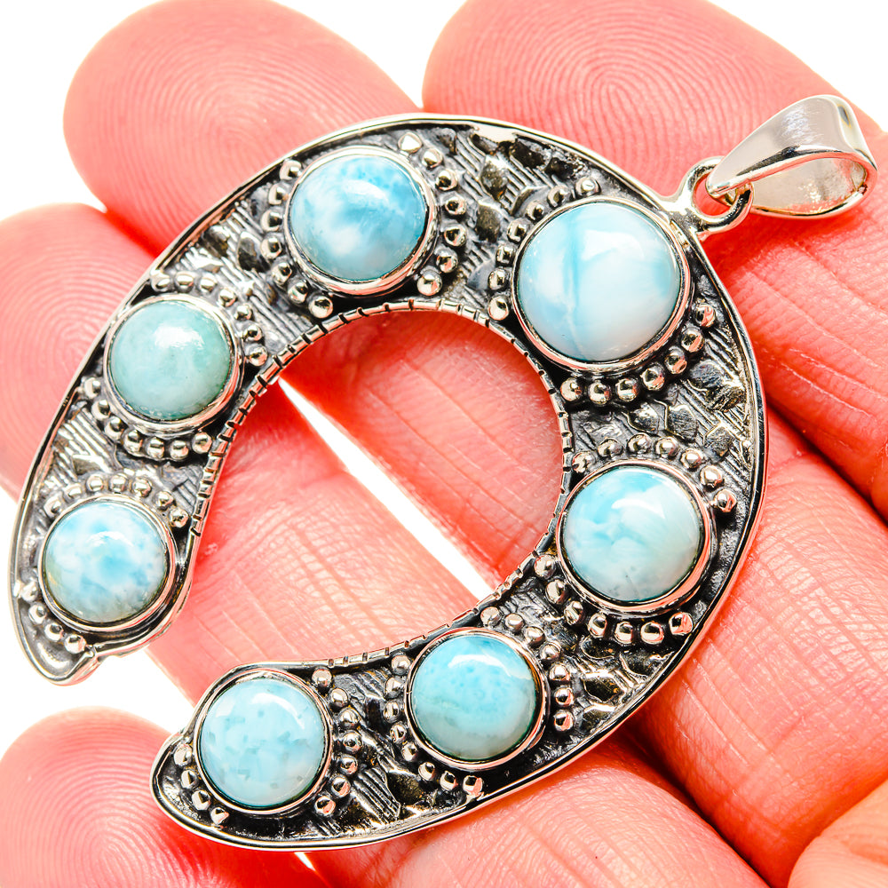 Larimar Pendants handcrafted by Ana Silver Co - PD34999