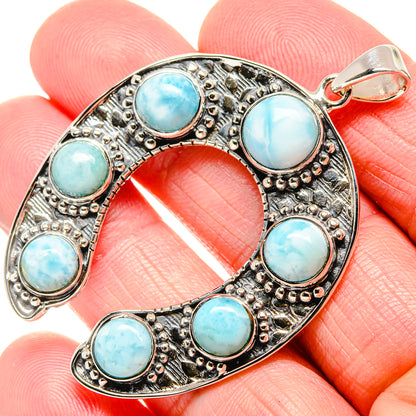 Larimar Pendants handcrafted by Ana Silver Co - PD34999