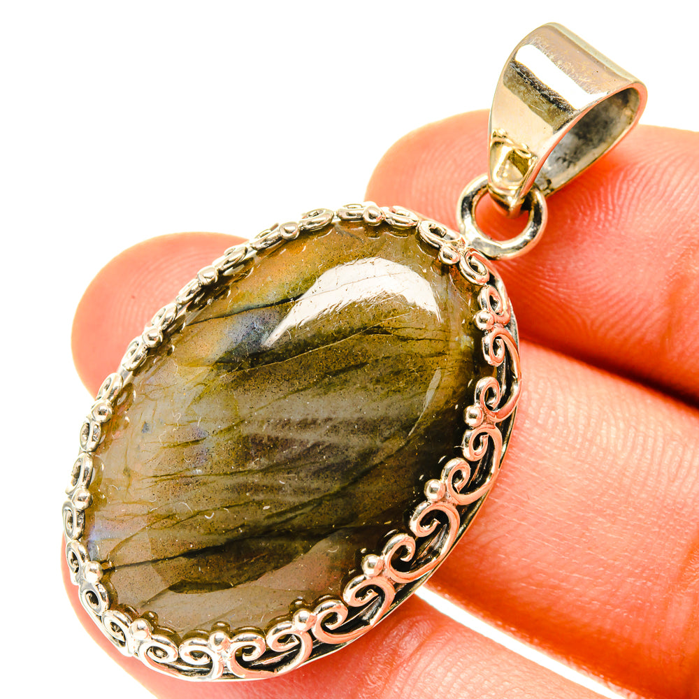 Labradorite Pendants handcrafted by Ana Silver Co - PD3500