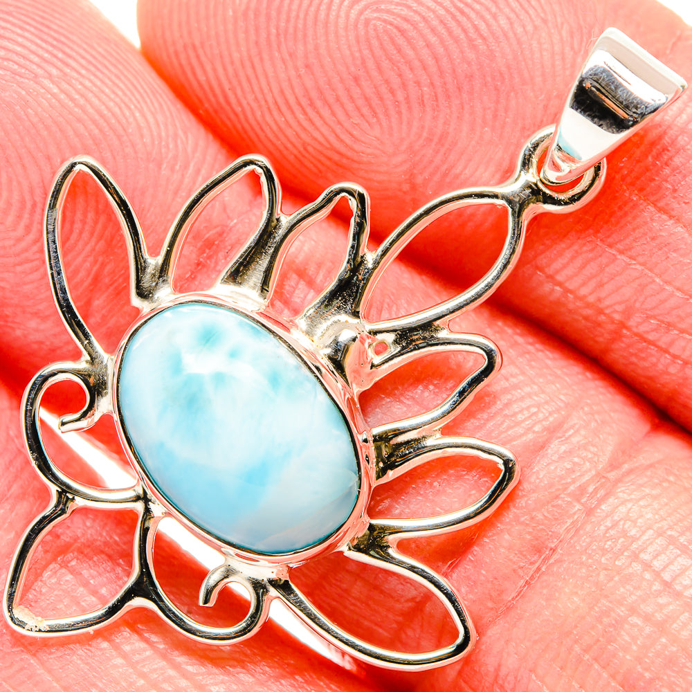 Larimar Pendants handcrafted by Ana Silver Co - PD35010