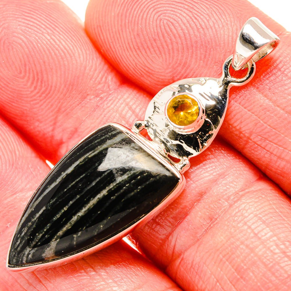 Pinolith Jasper Pendants handcrafted by Ana Silver Co - PD35011