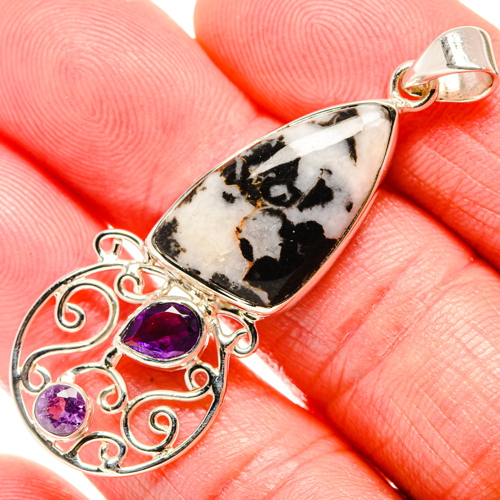 Pinolith Jasper Pendants handcrafted by Ana Silver Co - PD35012