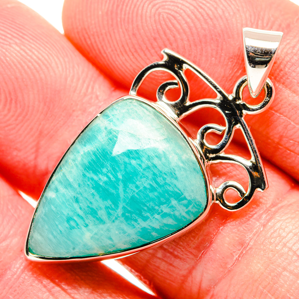 Amazonite Pendants handcrafted by Ana Silver Co - PD35022