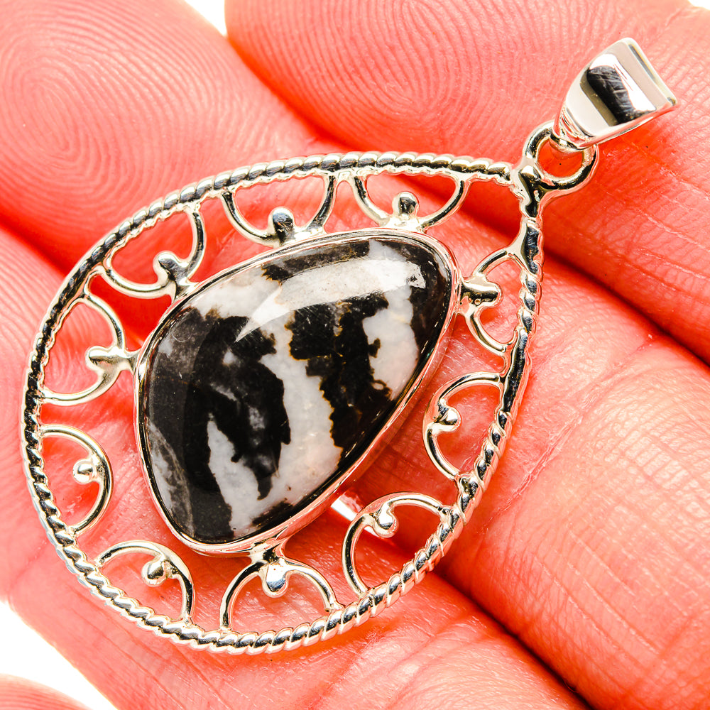 Pinolith Jasper Pendants handcrafted by Ana Silver Co - PD35025