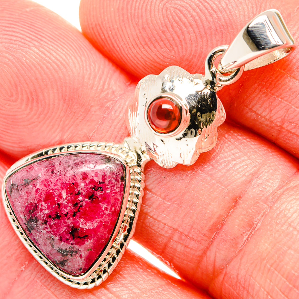 Rhodonite Pendants handcrafted by Ana Silver Co - PD35028