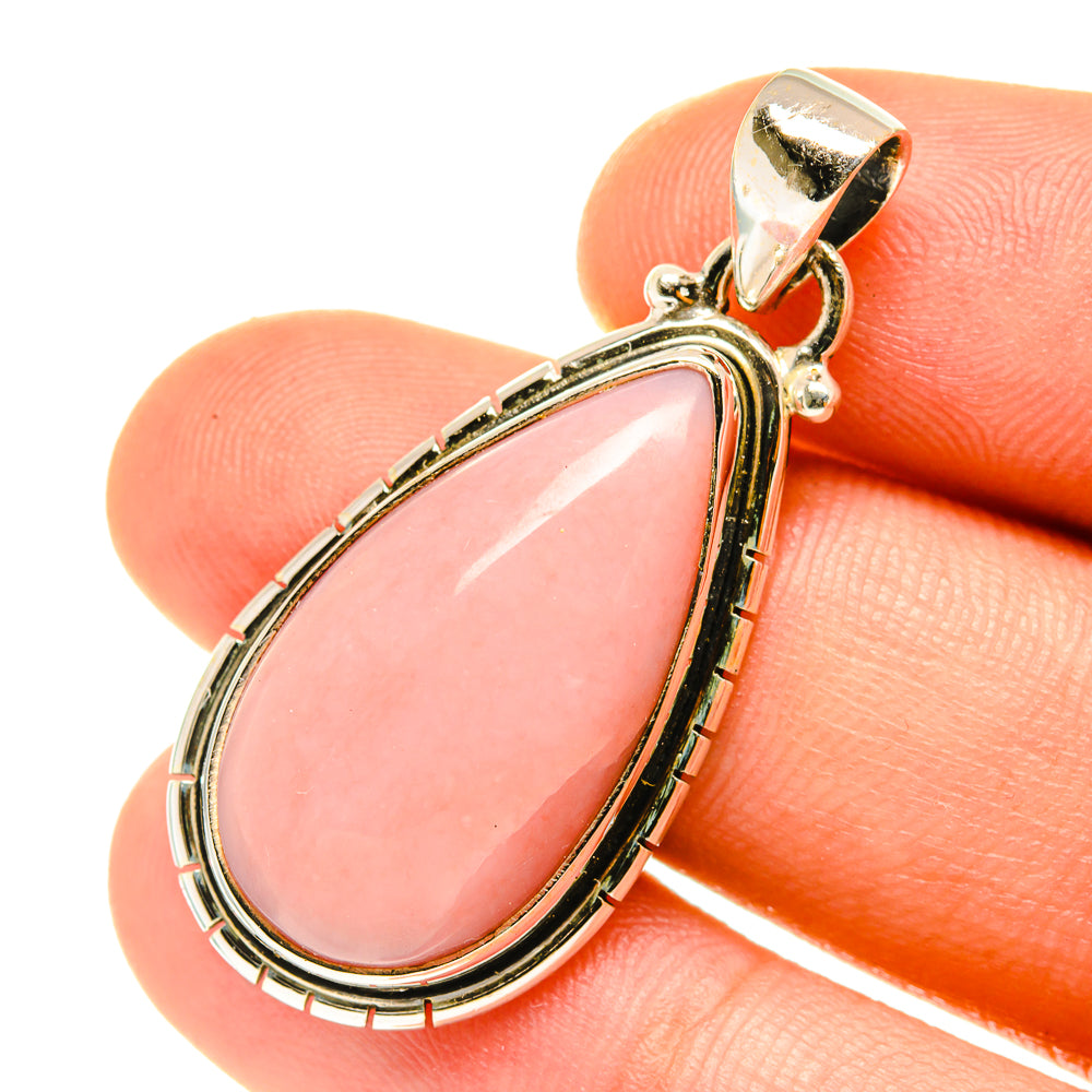 Pink Opal Pendants handcrafted by Ana Silver Co - PD3503