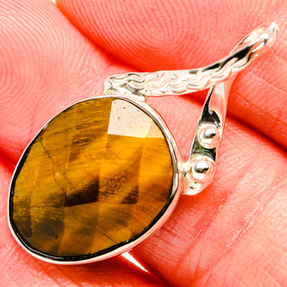 Tiger Eye Pendants handcrafted by Ana Silver Co - PD35034
