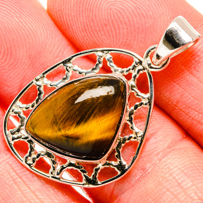 Tiger Eye Pendants handcrafted by Ana Silver Co - PD35044
