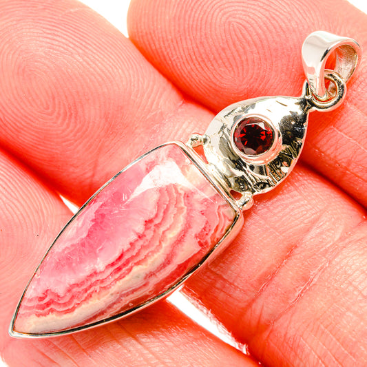 Rhodochrosite Pendants handcrafted by Ana Silver Co - PD35047