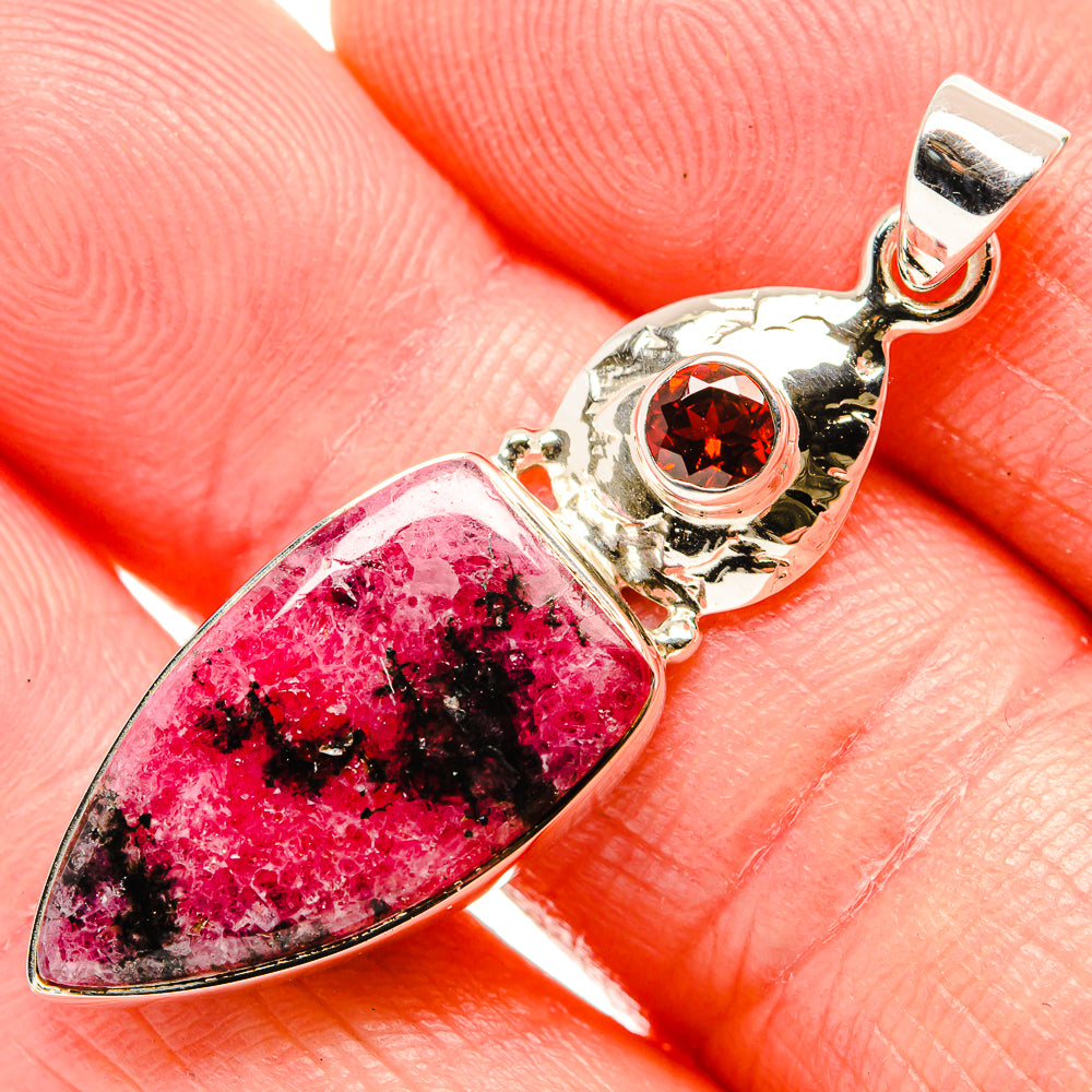 Rhodonite Pendants handcrafted by Ana Silver Co - PD35048