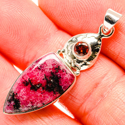 Rhodonite Pendants handcrafted by Ana Silver Co - PD35048
