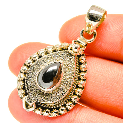 Hematite Pendants handcrafted by Ana Silver Co - PD3506