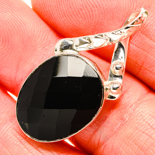 Black Onyx Pendants handcrafted by Ana Silver Co - PD35063